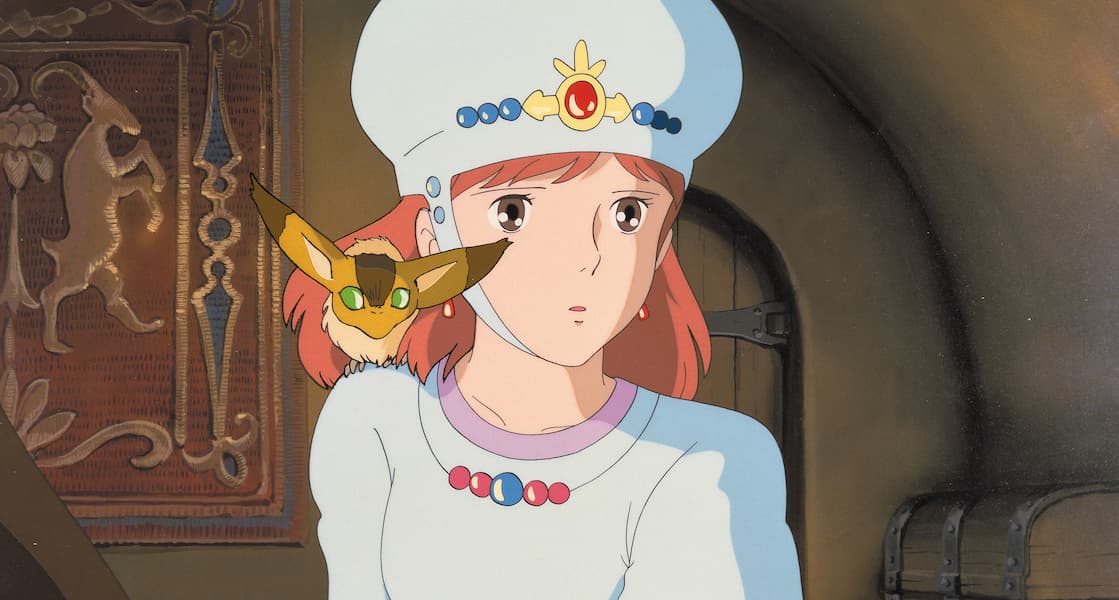 A still from the animated film NAUSICAA OF THE VALLEY OF THE WIND