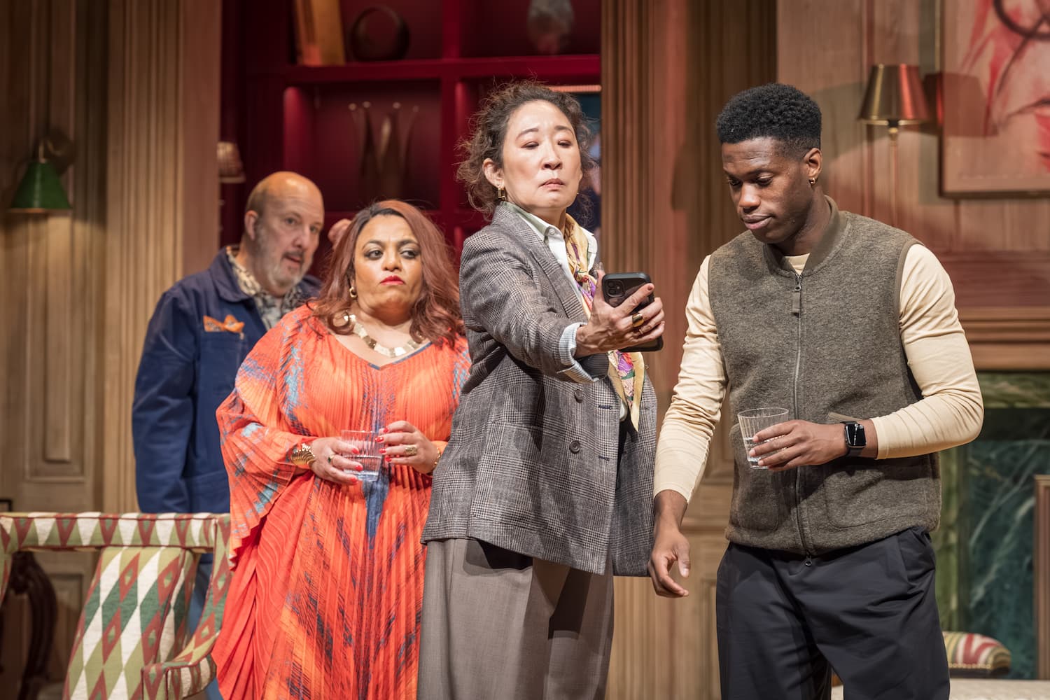 A still image from National Theatre Live's recorded performance of THE MISANTHROPE