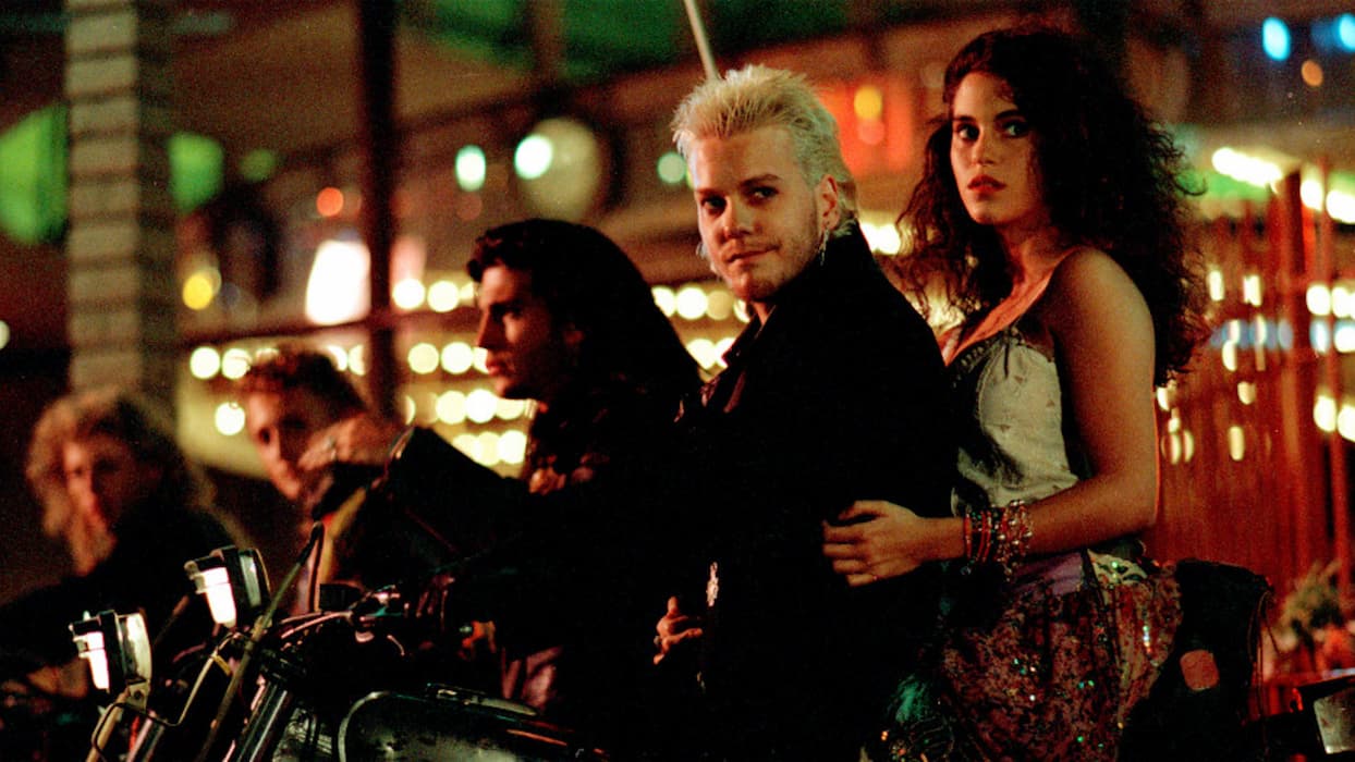 A still from the film THE LOST BOYS