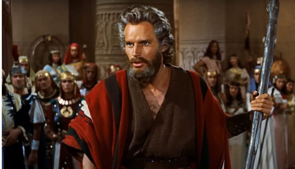 A still from the film THE TEN COMMANDMENTS