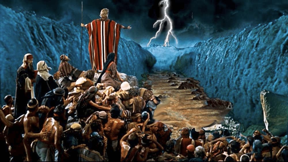 A still from the film THE TEN COMMANDMENTS