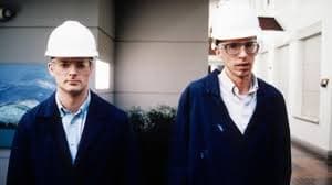 A still from the film AMERICAN JOB