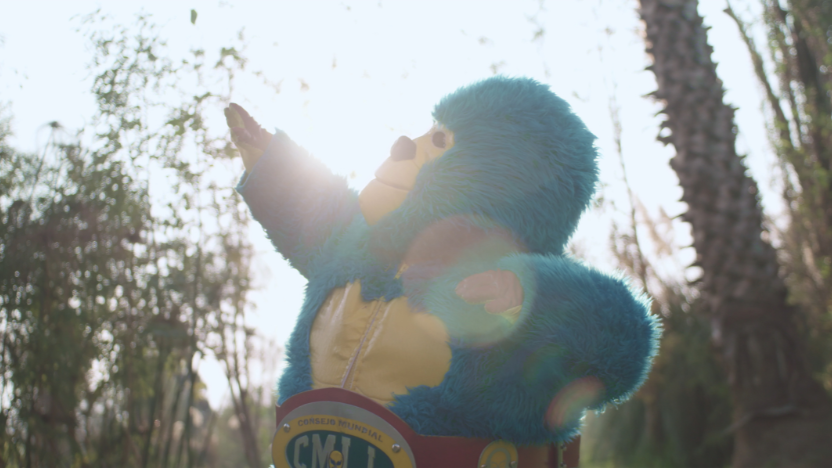 A still from the short film KEMONITO: LA ULTIMA CAIDA