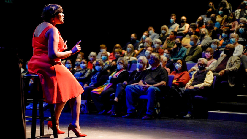 A still from the film MAKIN' CAKE