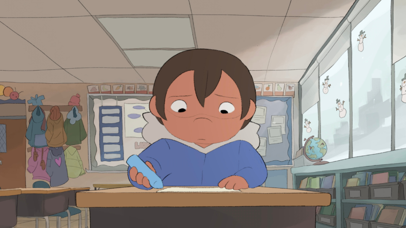 A still from the short film FIRST WINTER