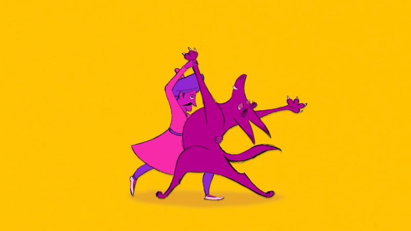 A still from the short film THE PRINCESS IS MISSING