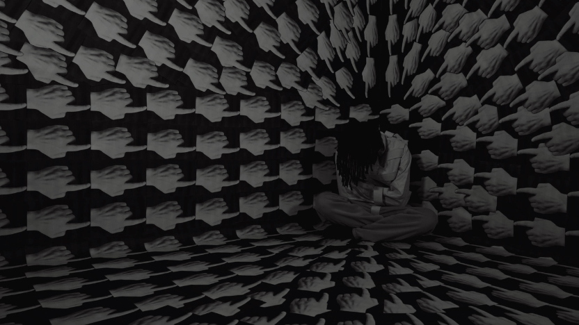 A still from a music video