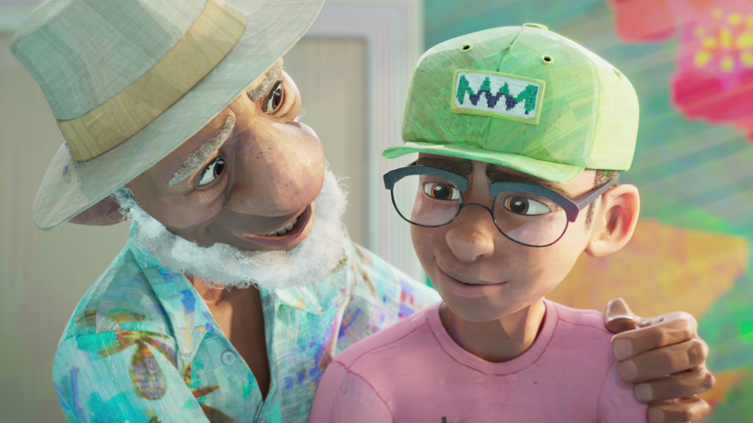 A still from the short film WEDNESDAYS WITH GRAMPS