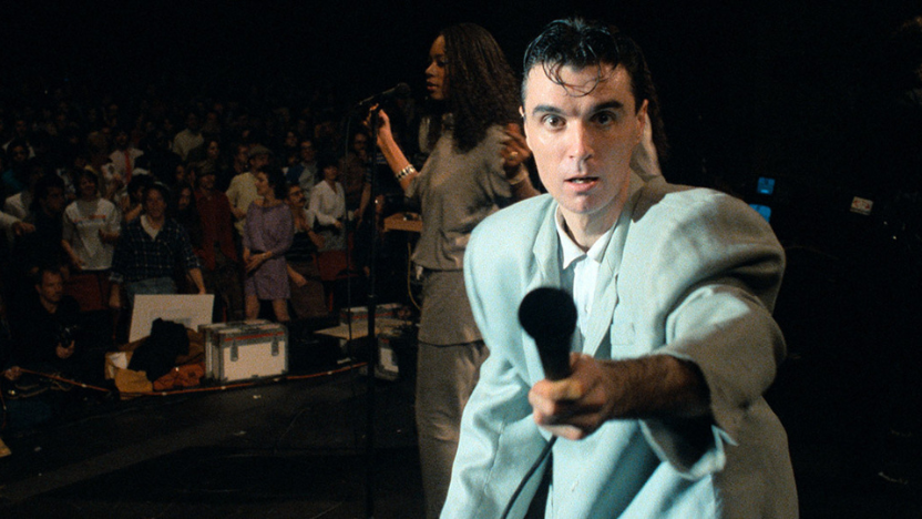 A still from the film STOP MAKING SENSE