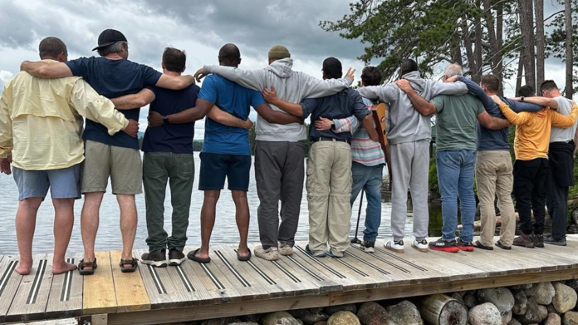 A still from the film THE DADS