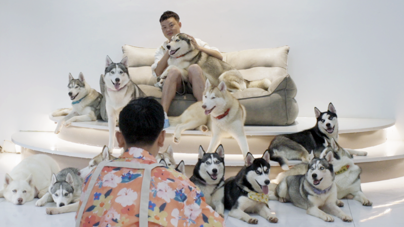 A still from the film THE DATING GAME