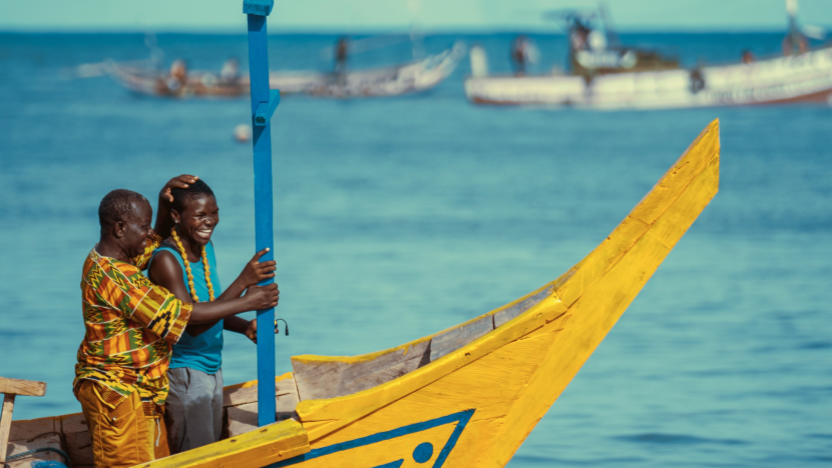 A still from the film THE FISHERMAN