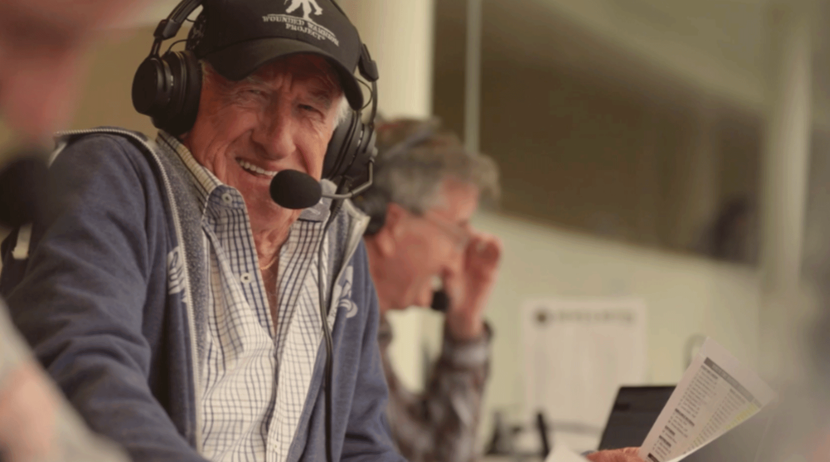 A film still from UECK—the documentary about Milwaukee legend, baseball legend, and broadcasting legend Bob Uecker—one of the funniest radio men in history. We really miss hearing his voice on the radio.