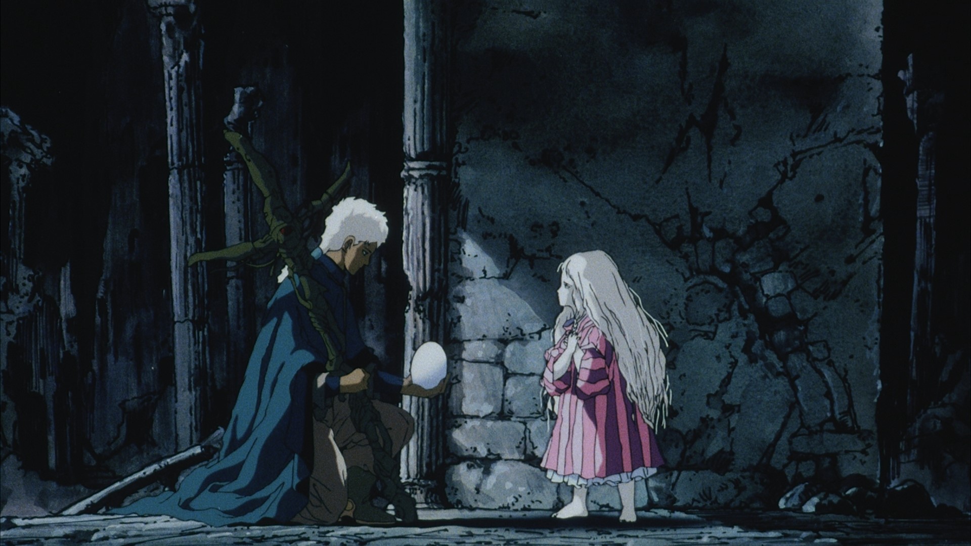 A still from the animated film ANGEL'S EGG