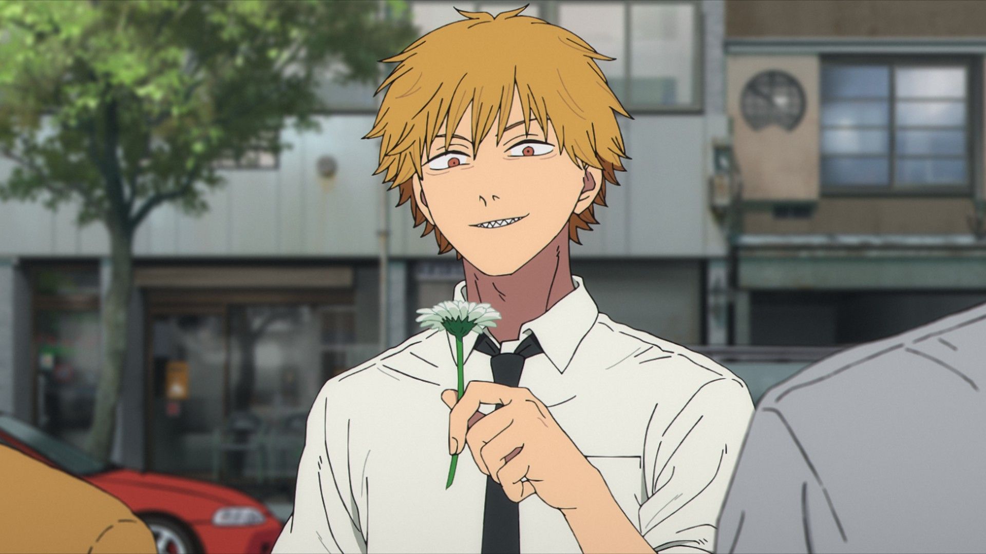 A still from the animated film CHAINSAW MAN