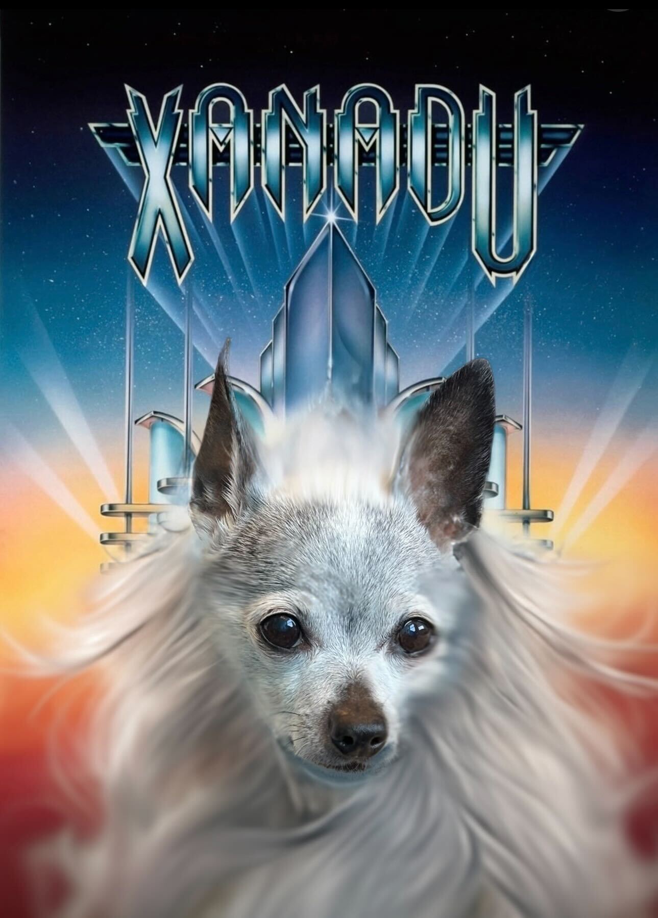 Gary as Xanadu in a marvelous poster.