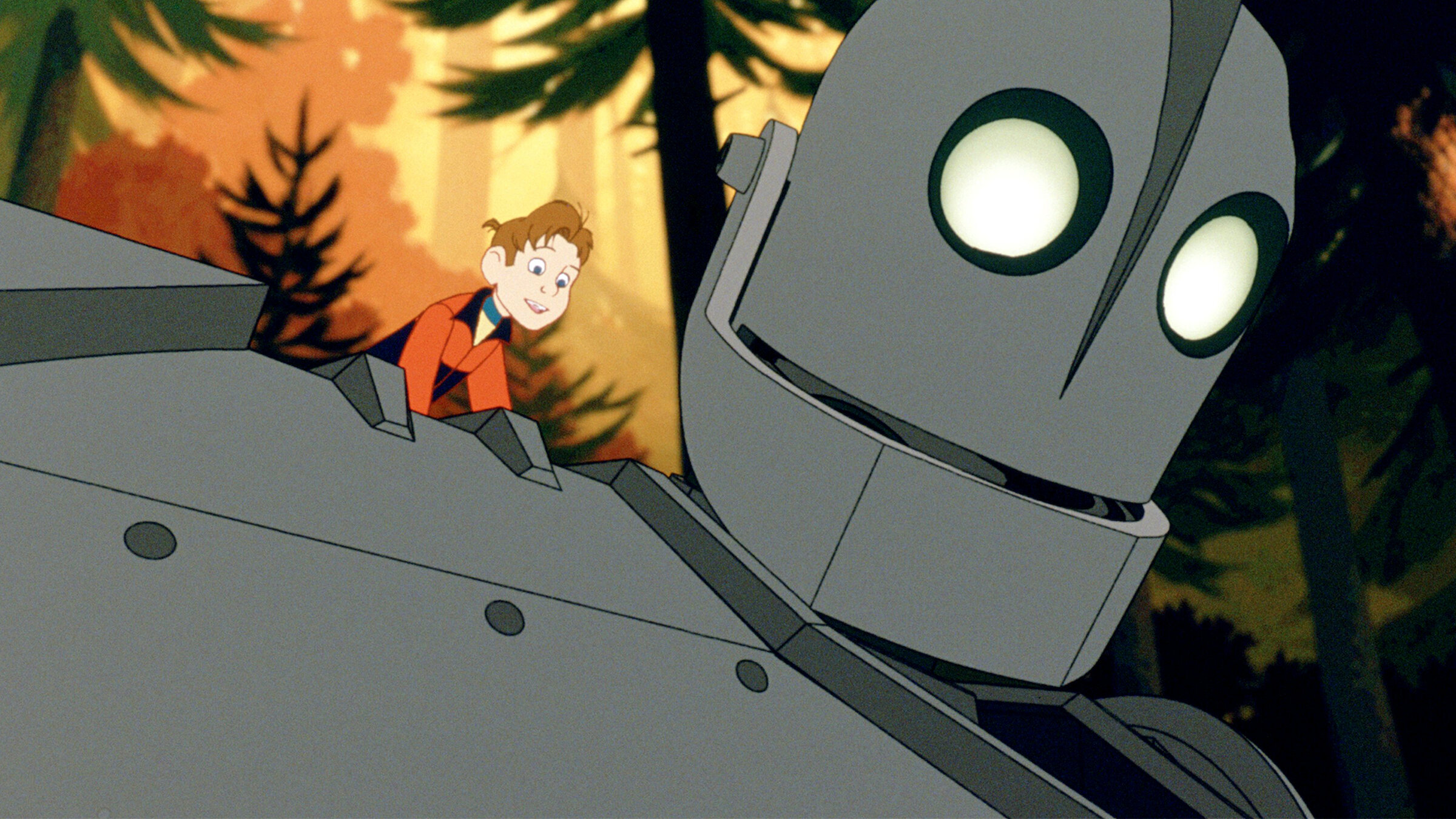 A still from the animated film THE IRON GIANT
