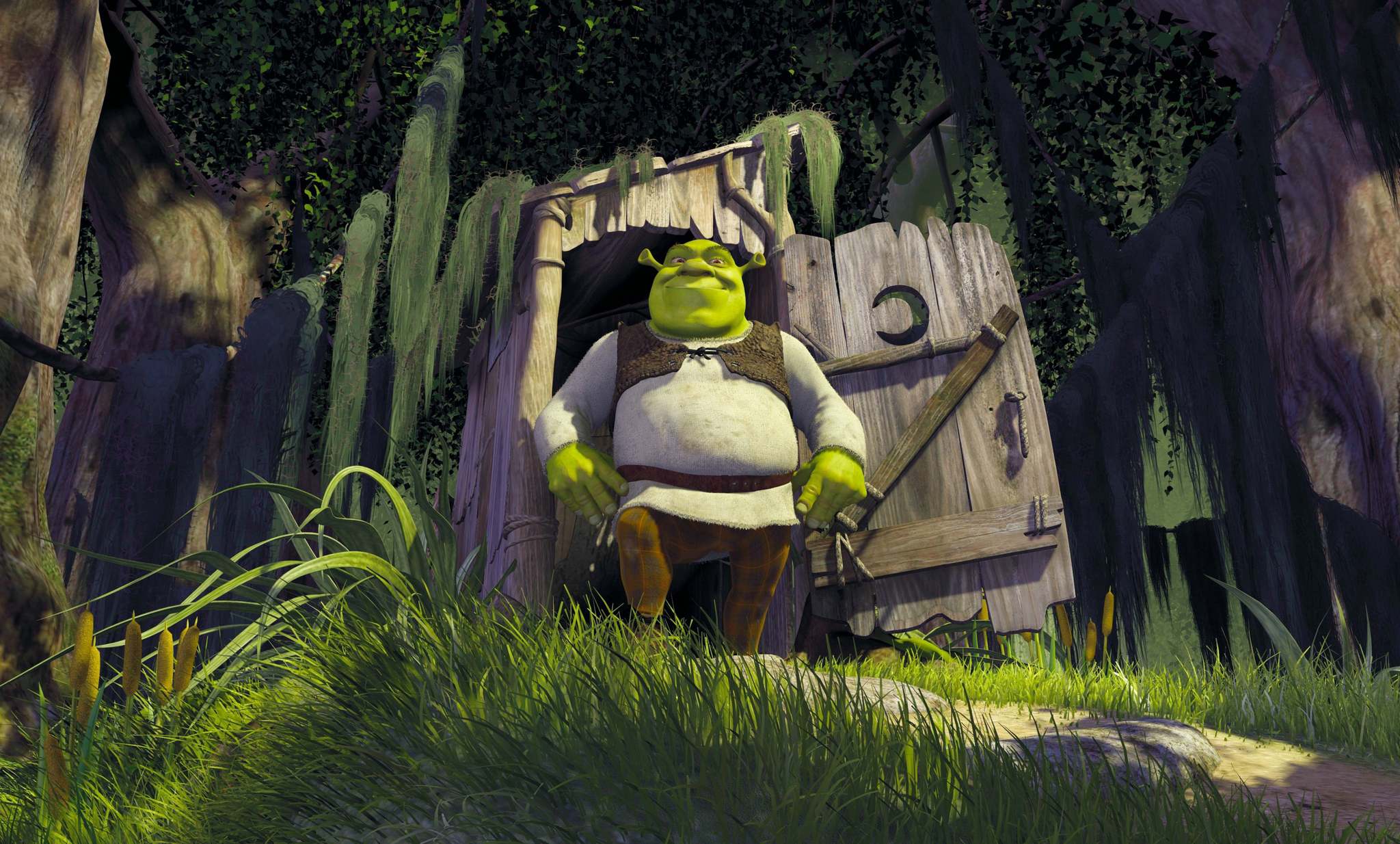 A still from the animated film SHREK