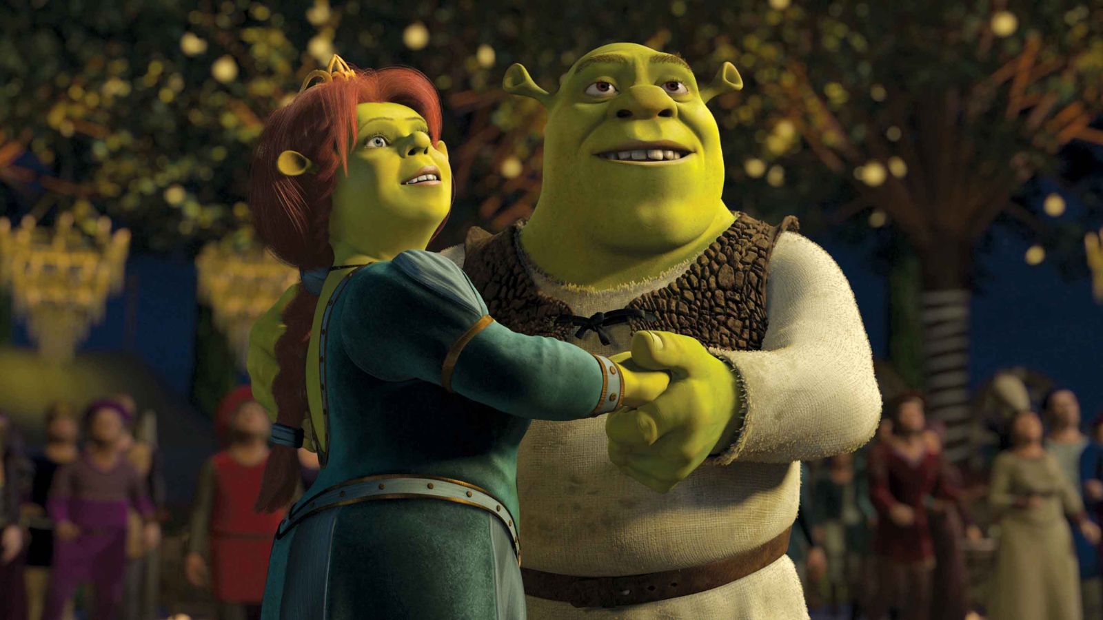 A still from the animated film SHREK 2