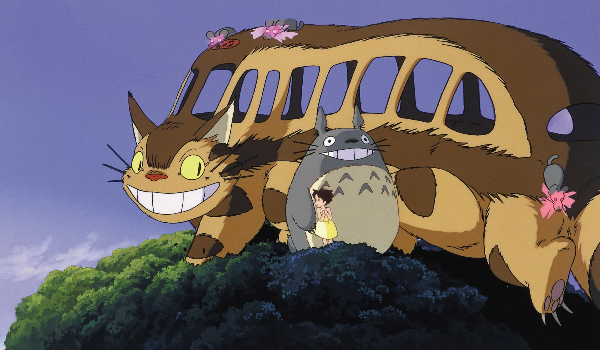 A still from the animated film MY NEIGHBOR TOTORO