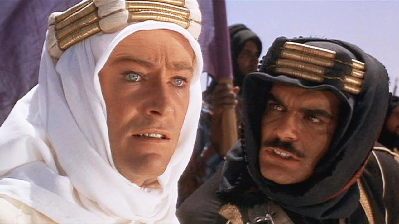 A still from the film LAWRENCE OF ARABIA