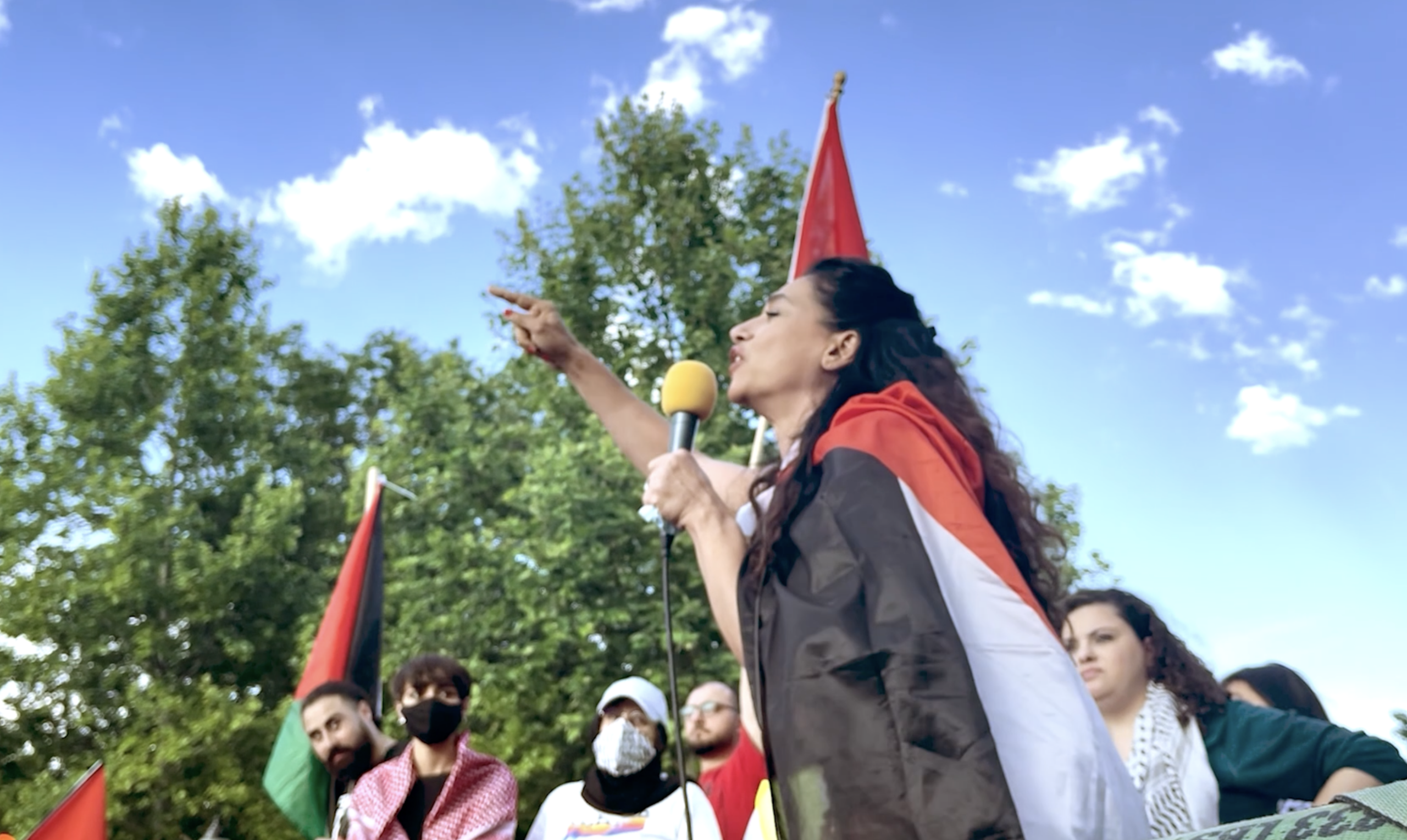A still from the film SEEDS FOR LIBERATION